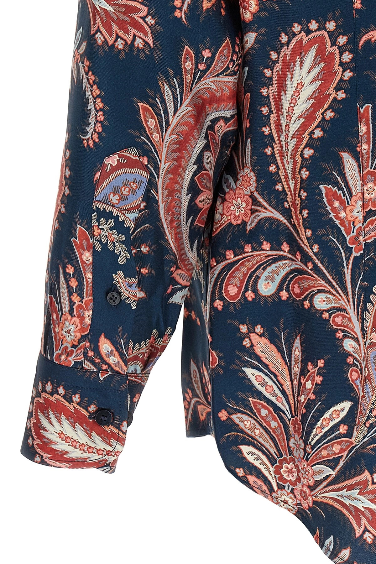 Paisley ramage silk shirt - 4