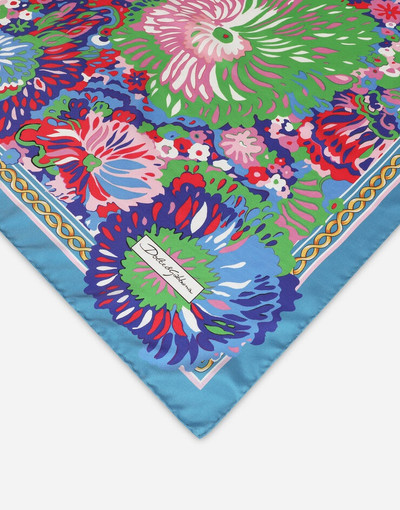 Dolce & Gabbana 60s-print twill scarf (90 x 90) outlook