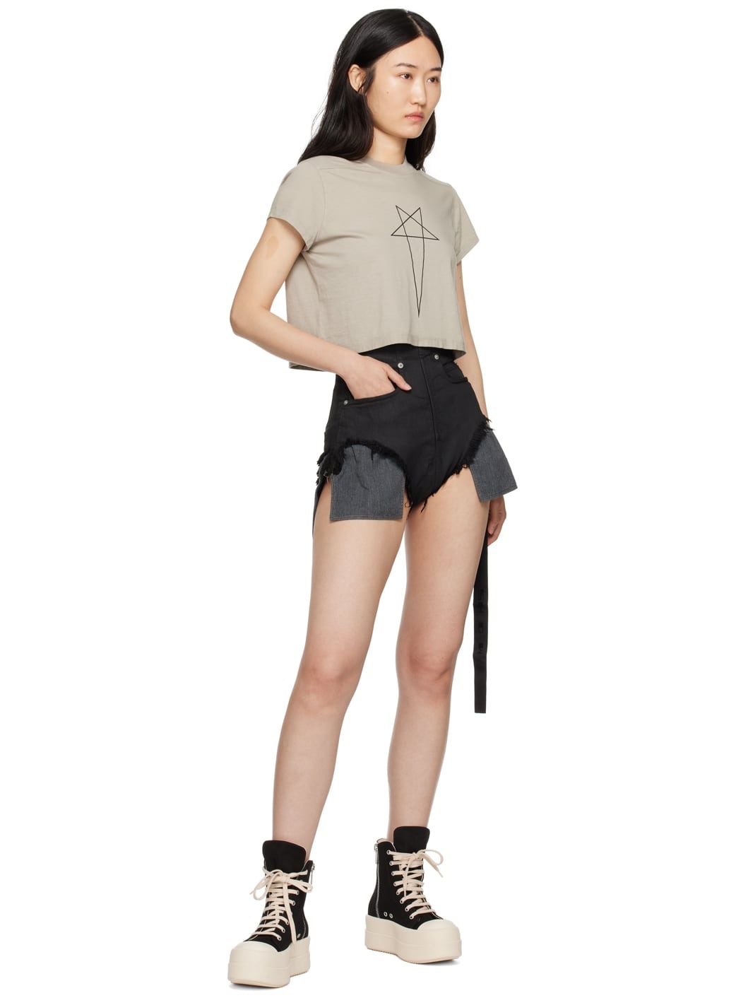 Off-White Porterville Cropped Small Level T-shirt - 4