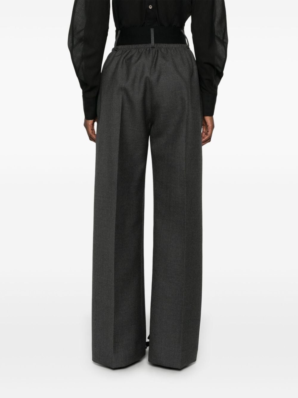 elasticated-waist trousers - 4