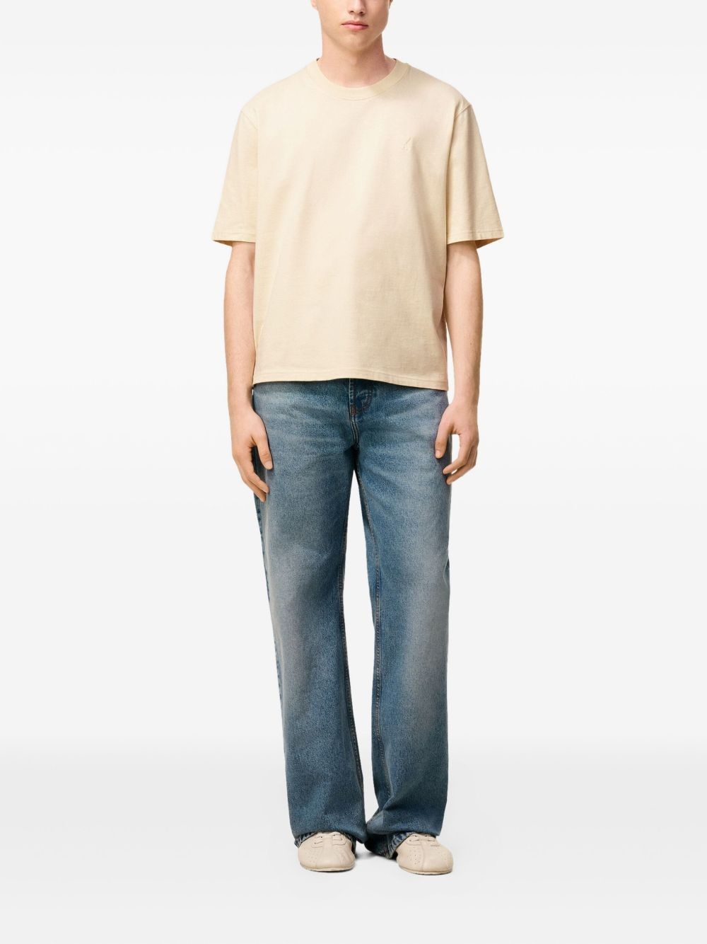 Ami De Coeur-motif cotton T-shirt - 2
