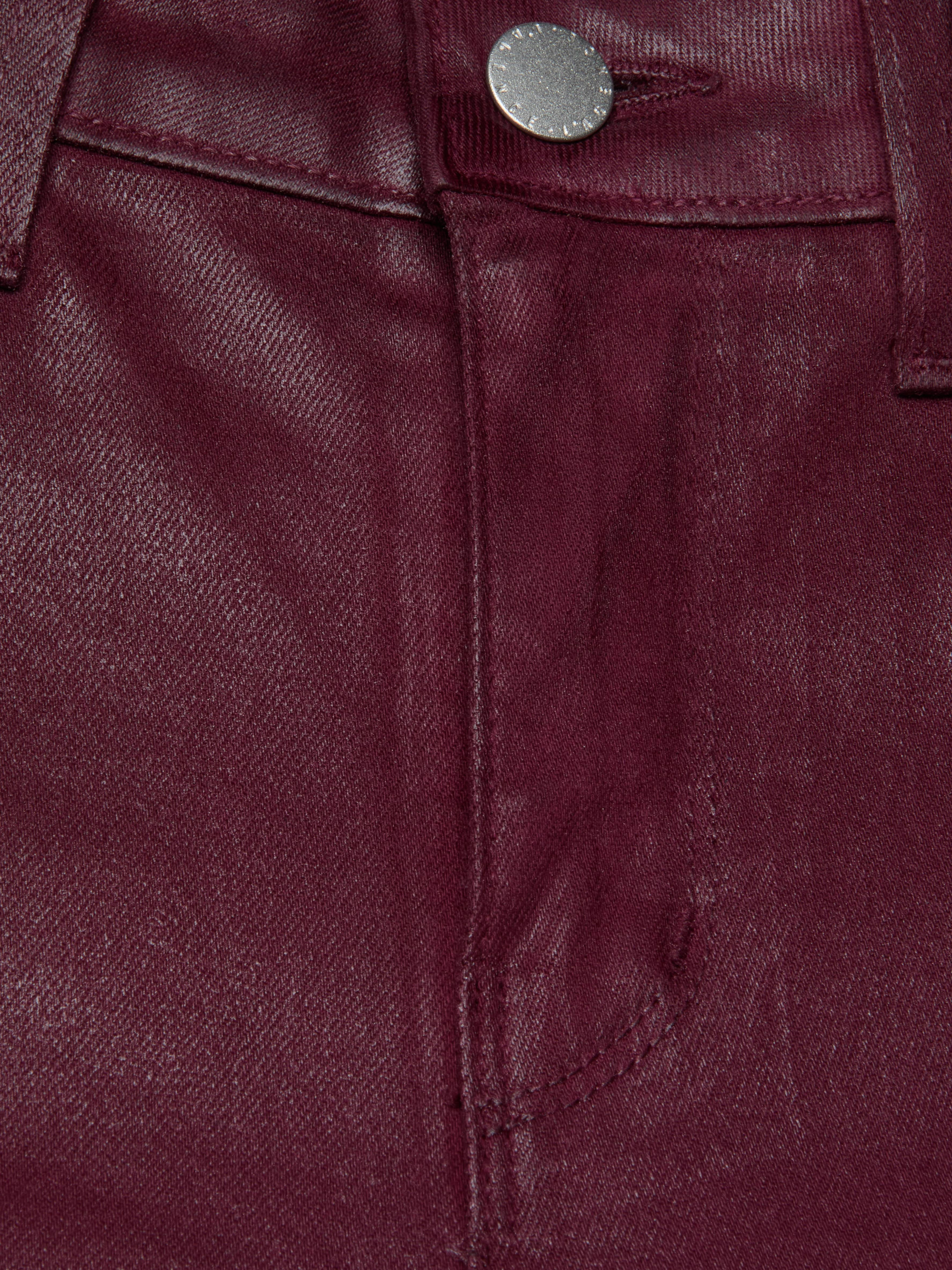 Kendra Coated Cropped Flare Jean - 6