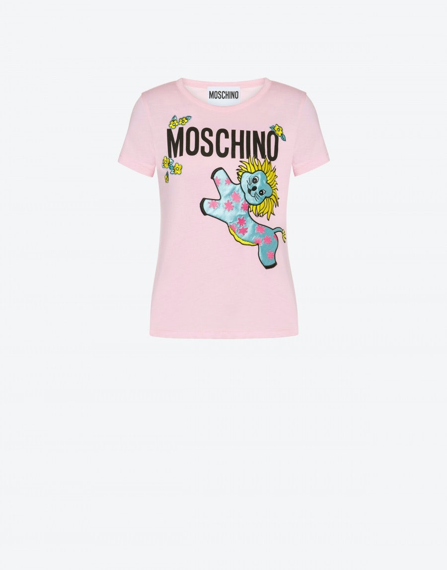 ANIMAL PATCH ORGANIC COTTON JERSEY T-SHIRT - 1