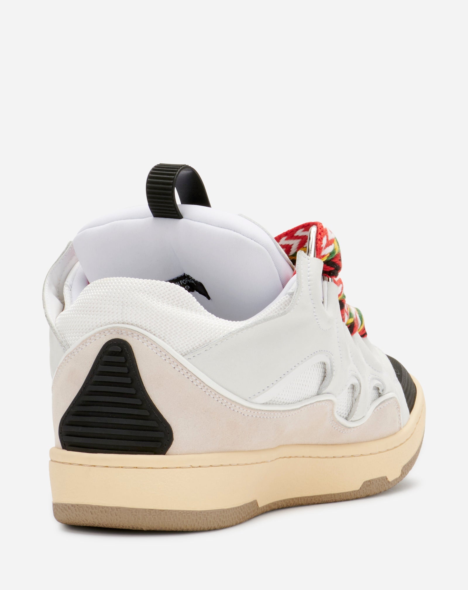 LEATHER CURB SNEAKERS - 3