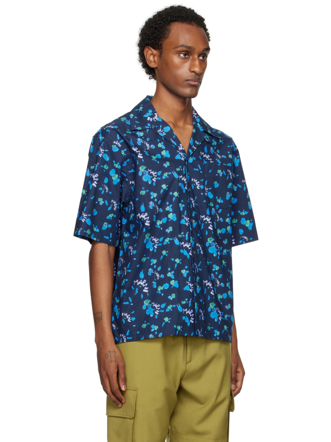 Navy Graphic Shirt - 2