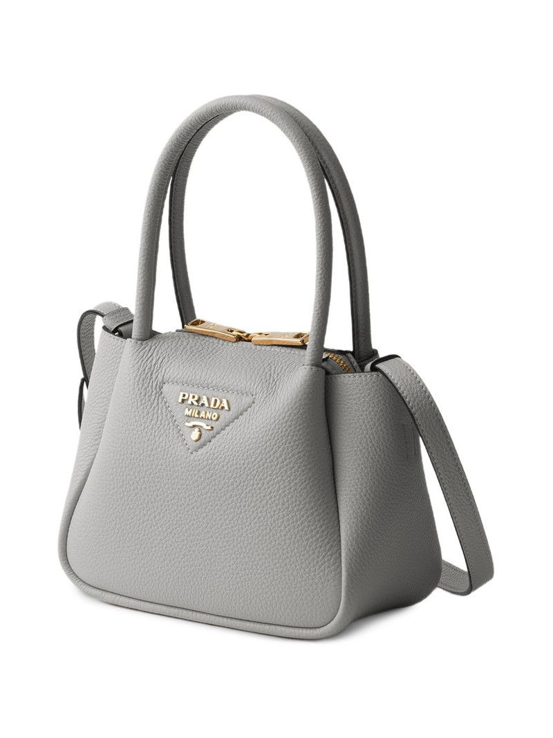 logo-detail leather tote bag 3