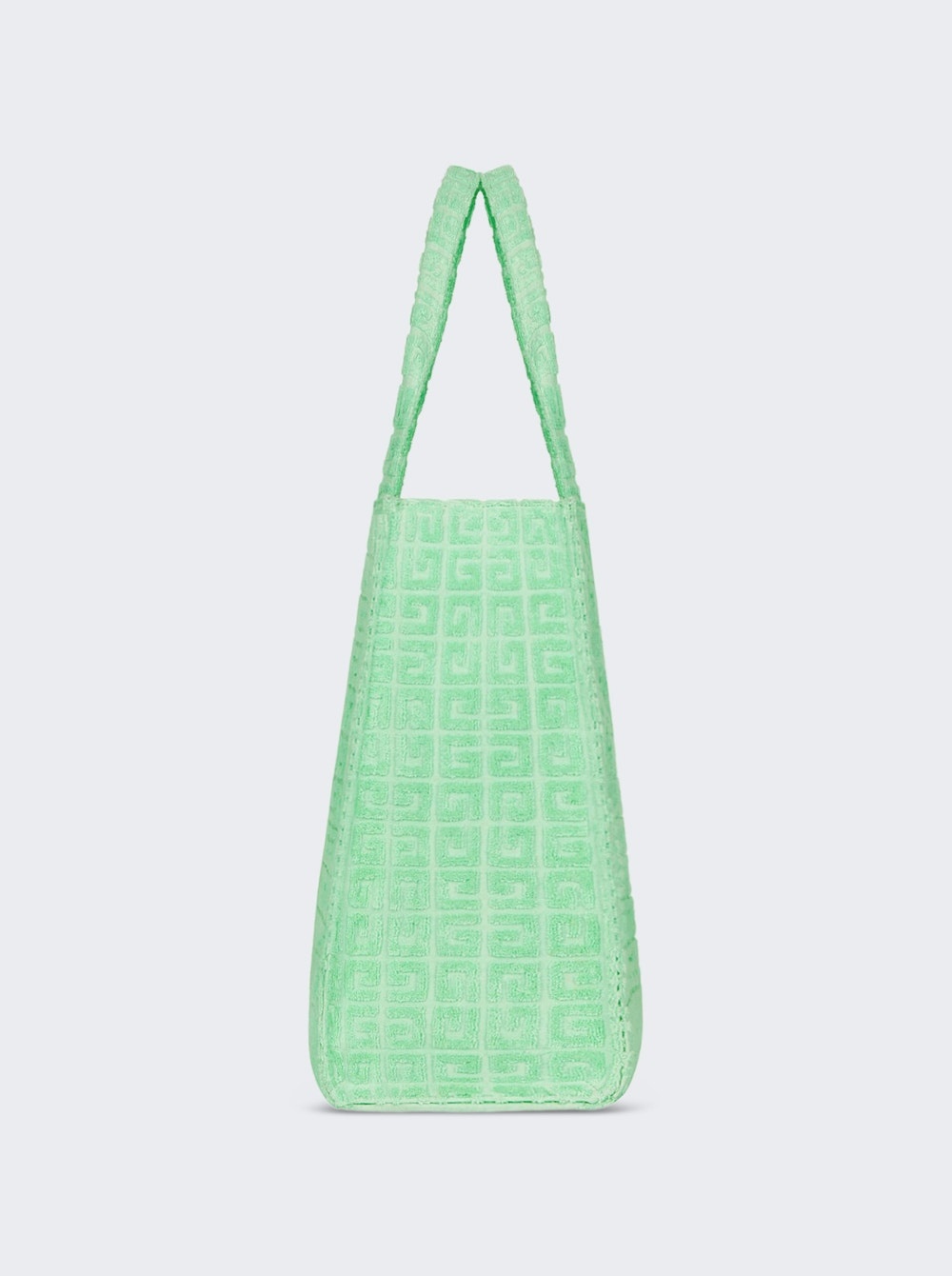 Medium G-tote Bag In 4g Toweling Aqua Green - 2