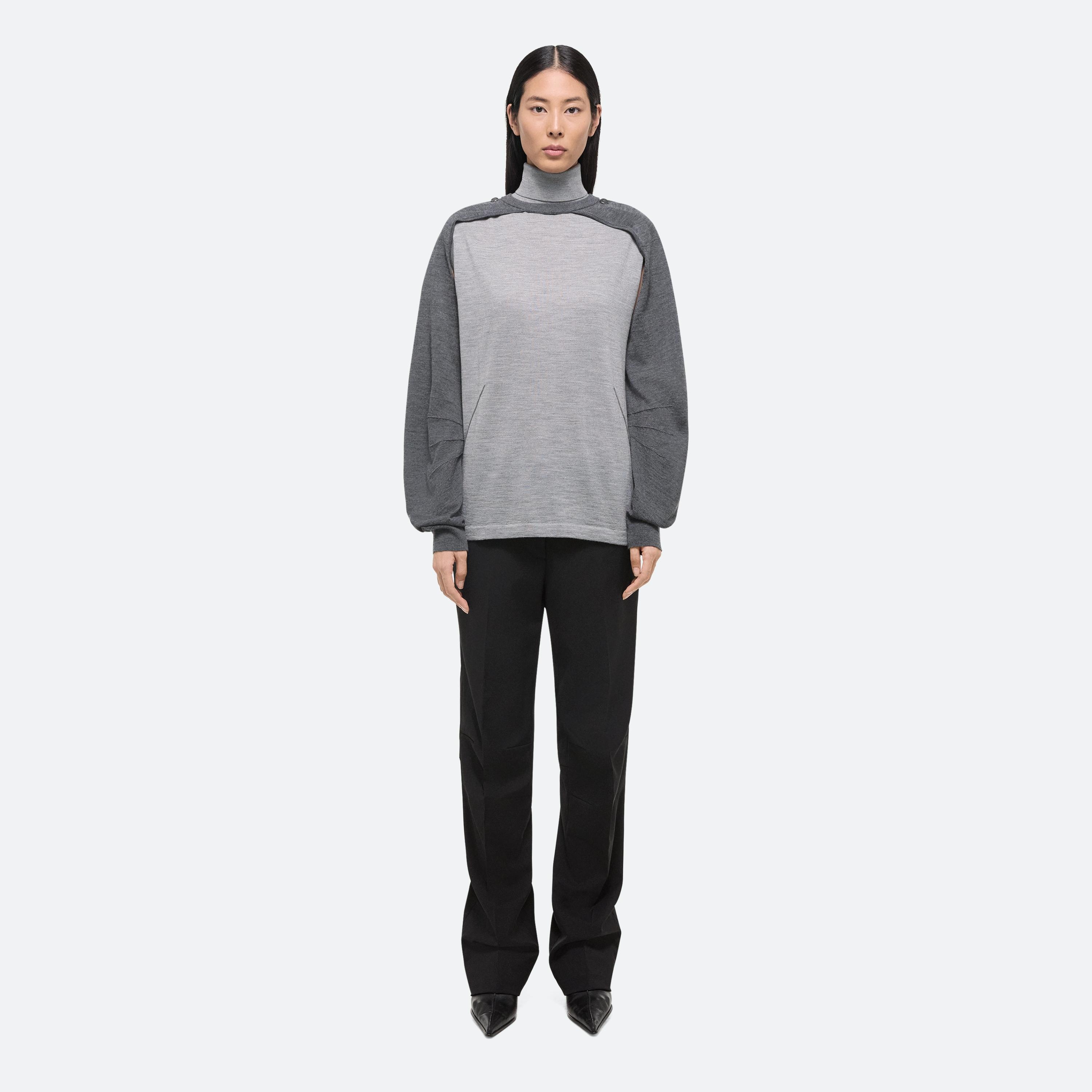 APEX SHRUG TURTLENECK SWEATER - 3