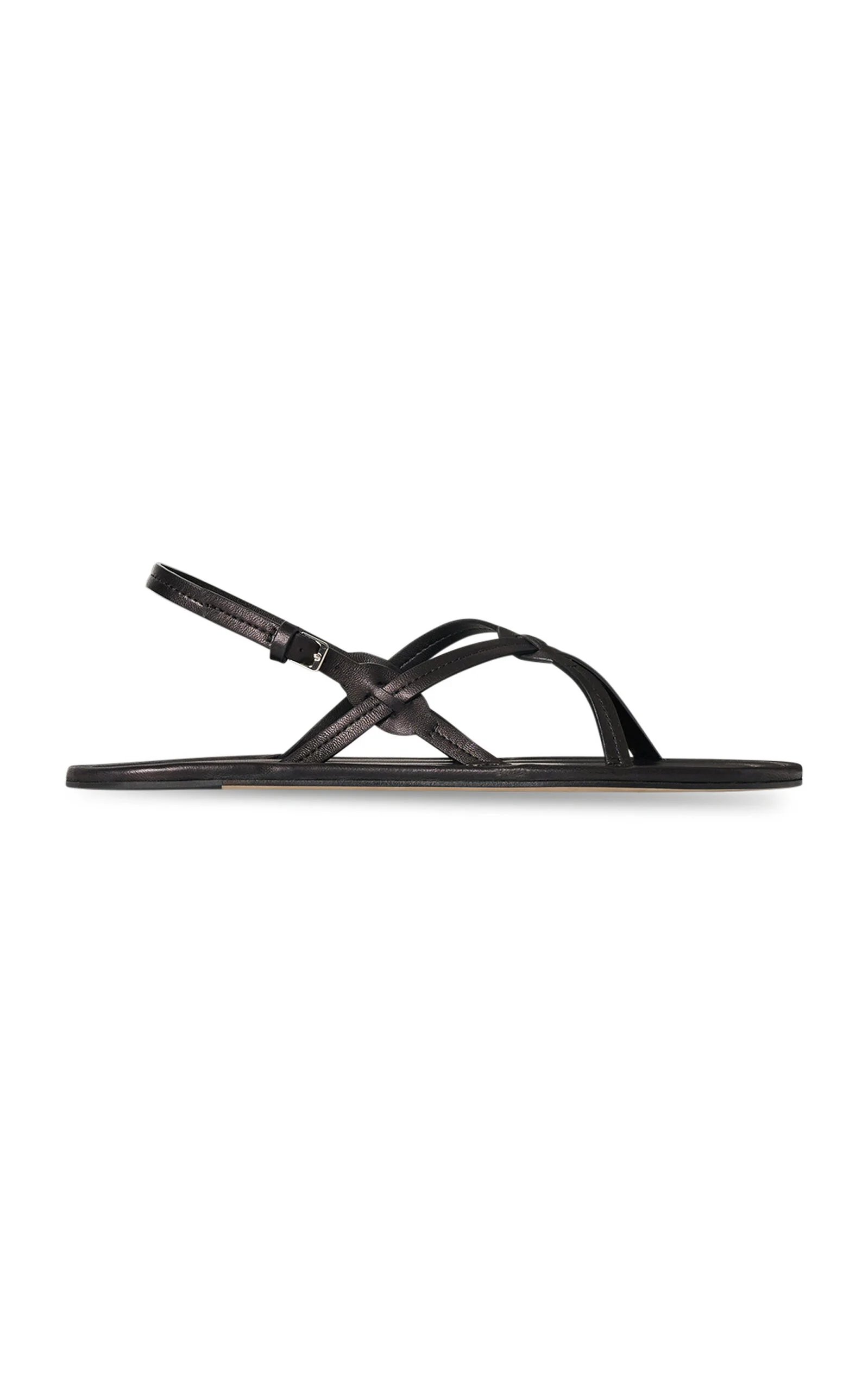 Malick Strap Leather Sandals black - 1