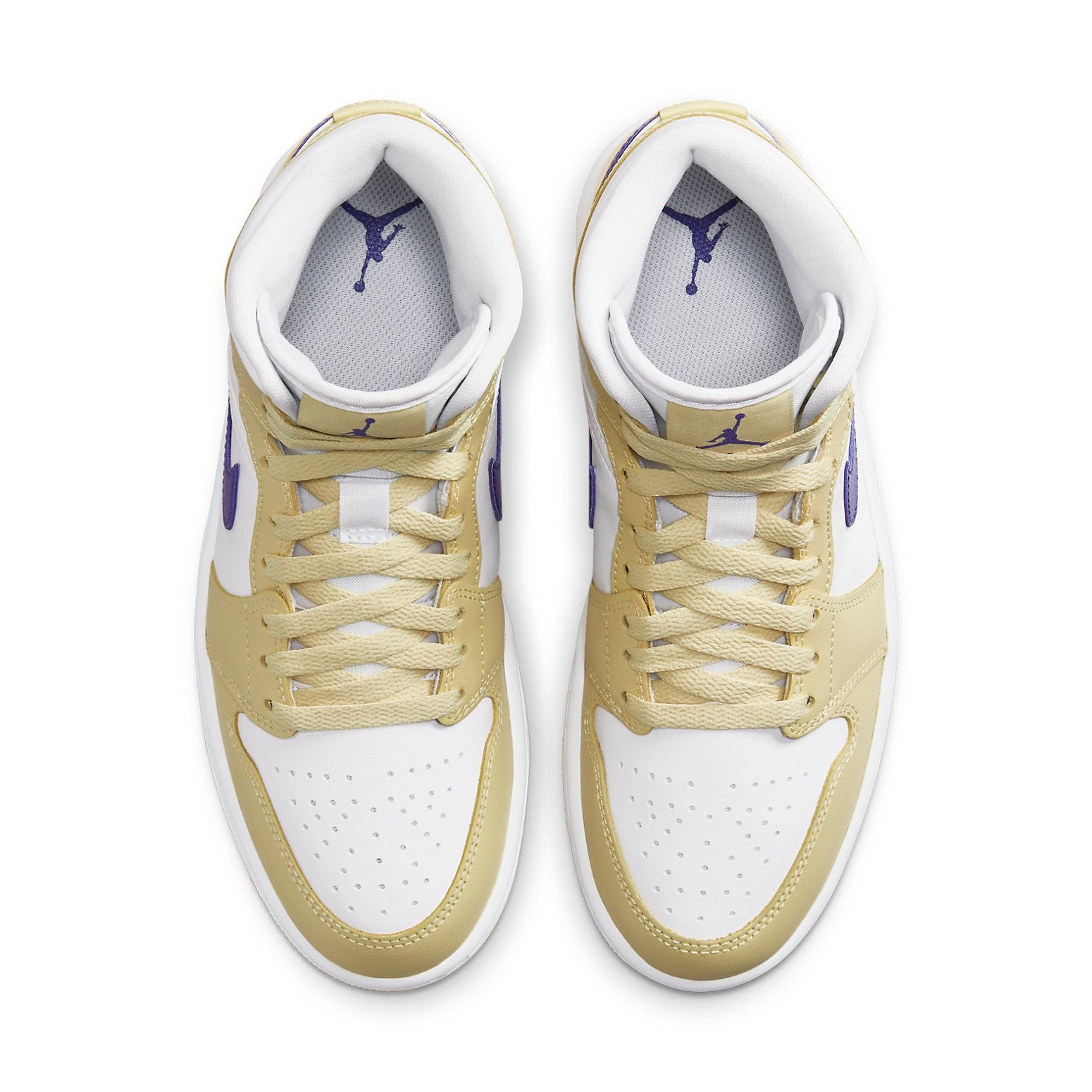 (WMNS) Air Jordan 1 Mid 'Lemon Wash' BQ6472-701 - 4
