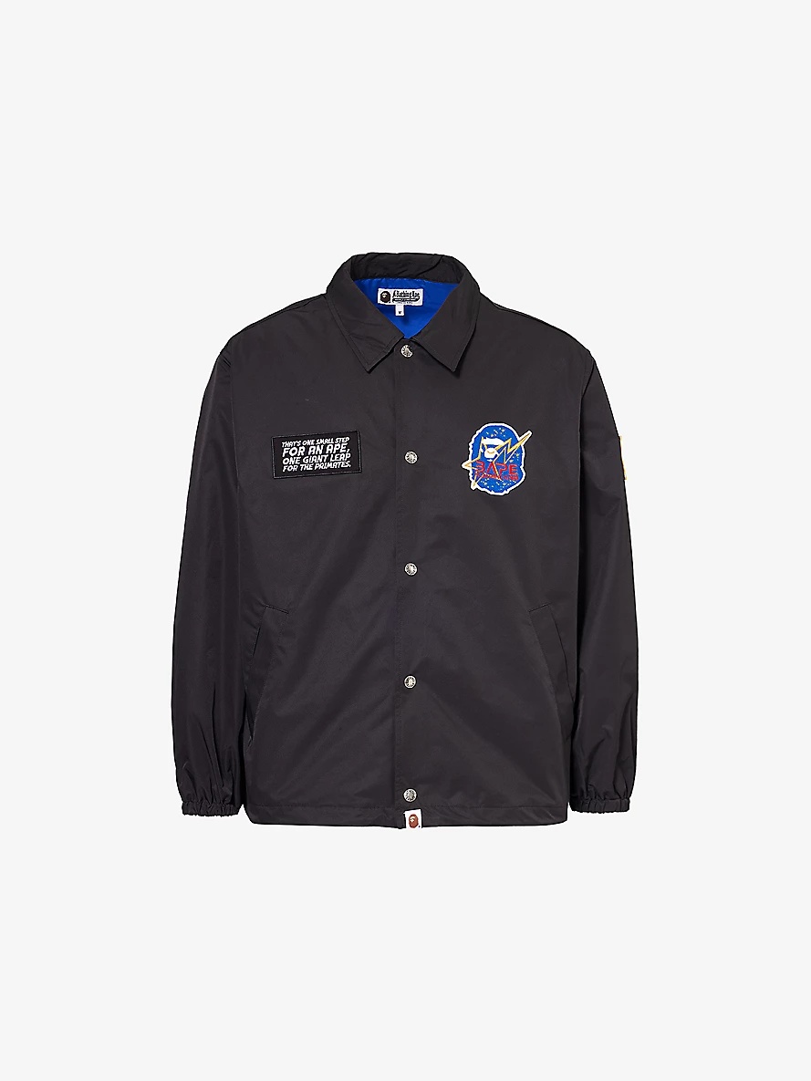 Moon Coach welt-pockets relaxed-fit shell jacket - 1