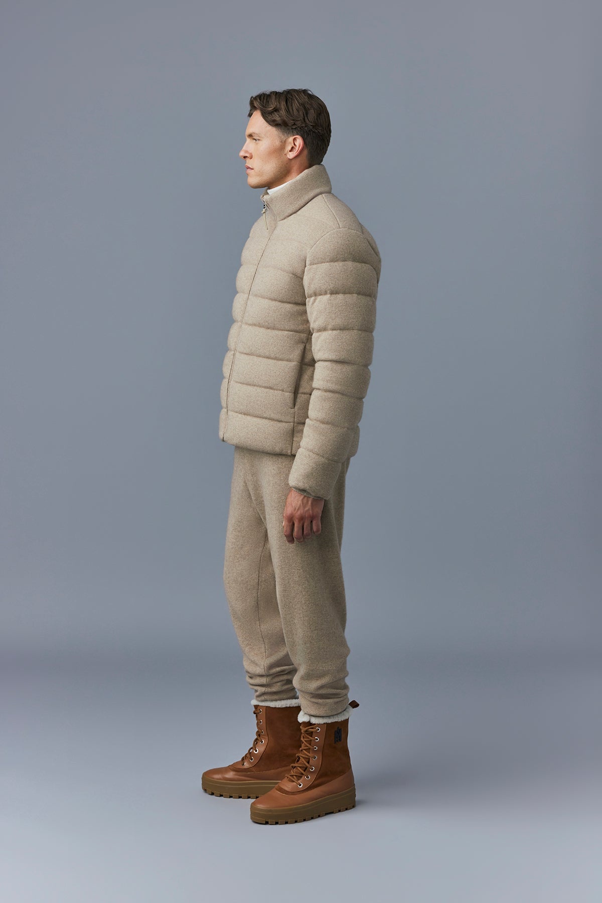 SCOTT Light down jacket with cashmere blend shell - 3