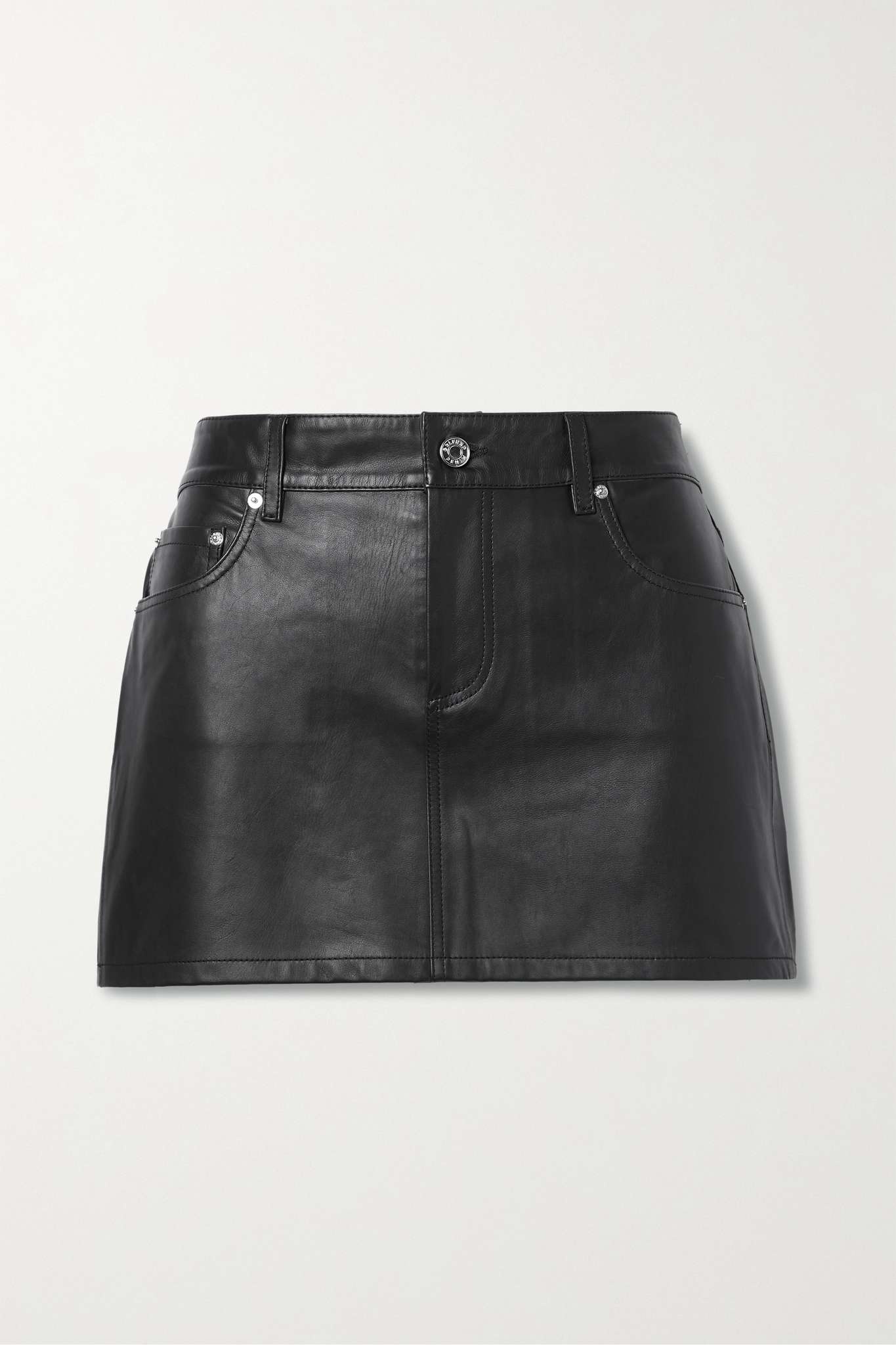 Niki leather mini skirt - 1