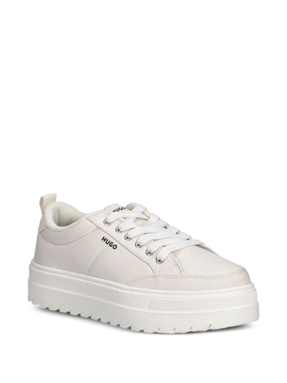 logo-embellished platform sneakers - 2