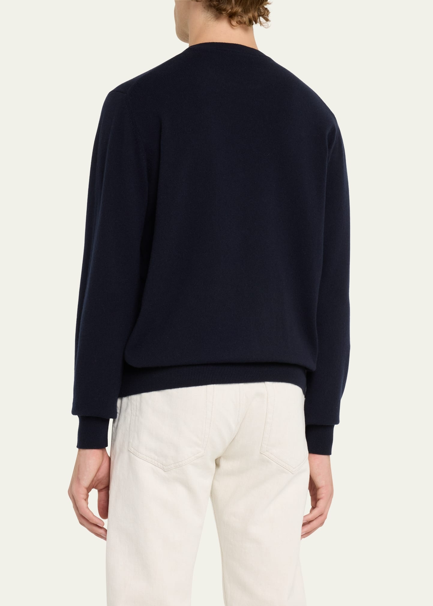 Men's Baby Cashmere Crewneck Sweater - 3
