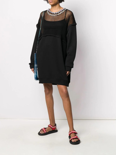 Christopher Kane net sweatshirt dress outlook