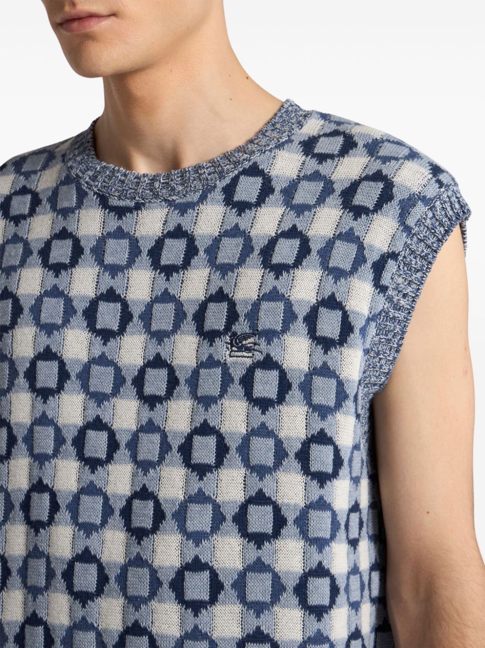 jacquard vest - 5
