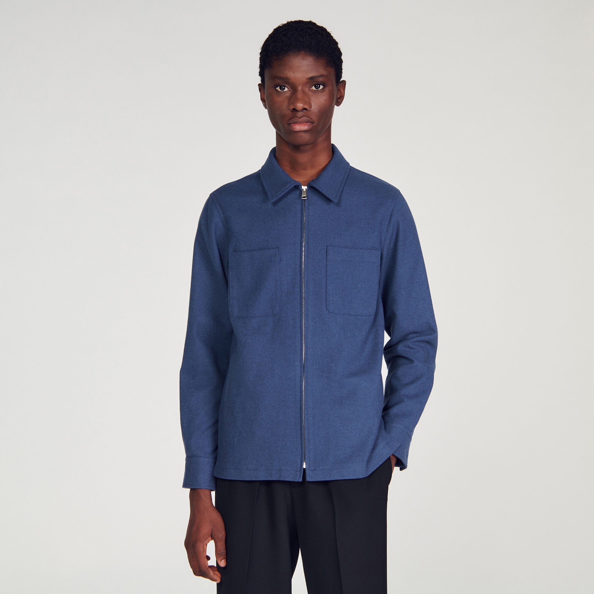 WOOL OVERSHIRT - 5