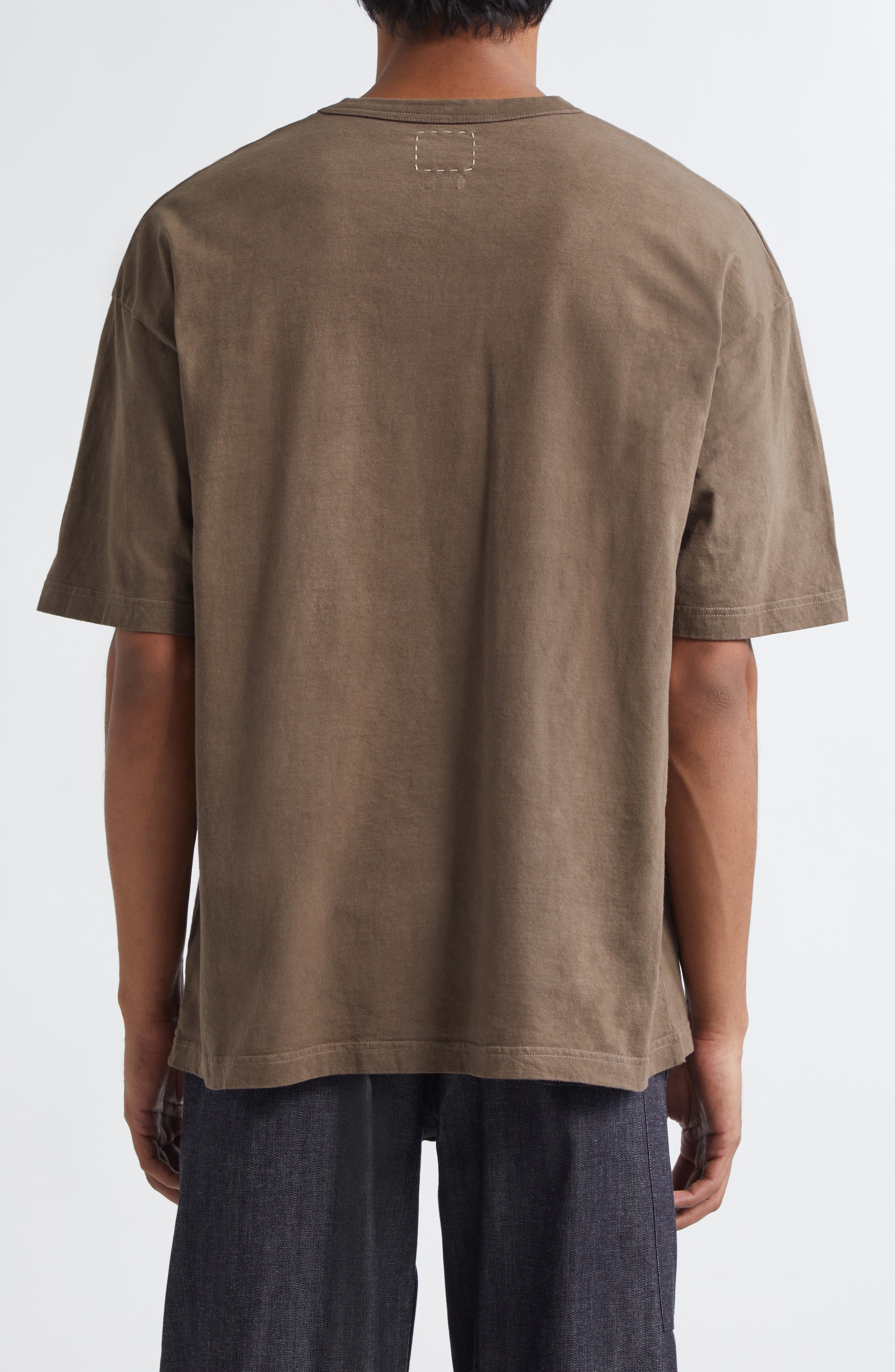 VISVIM Jumbo Cotton Pocket T-Shirt in Mud at Nordstrom - 2