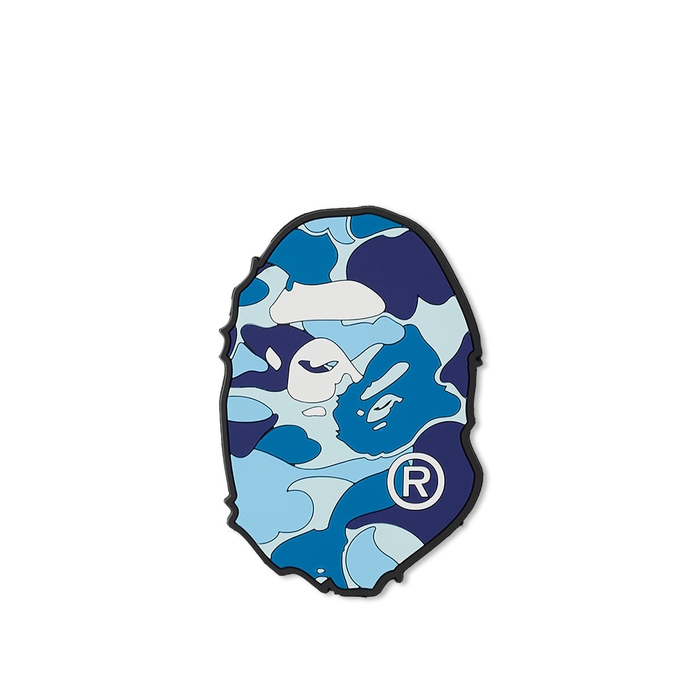 A Bathing Ape ABC Camo Ape Head Rubber Coaster - 1