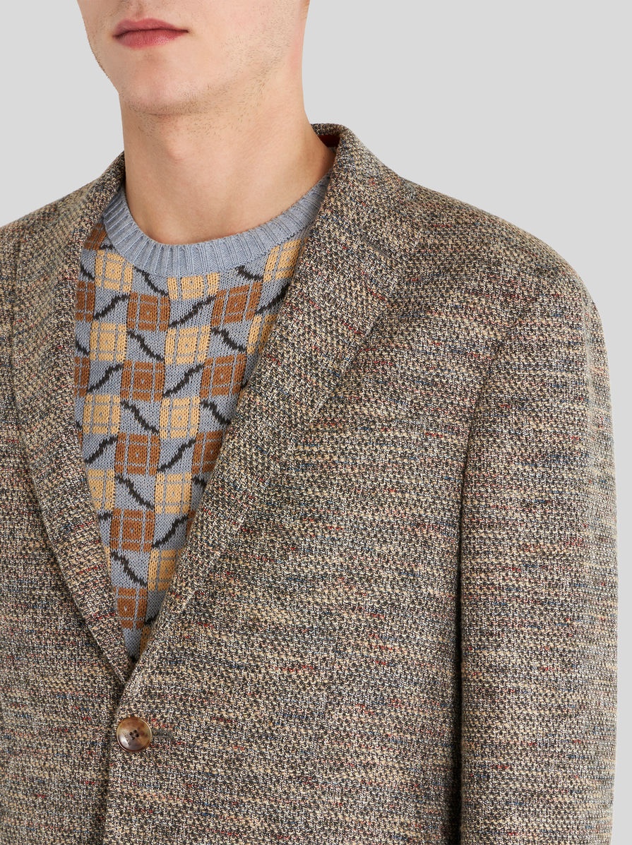 COTTON AND VIRGIN WOOL JACKET - 2