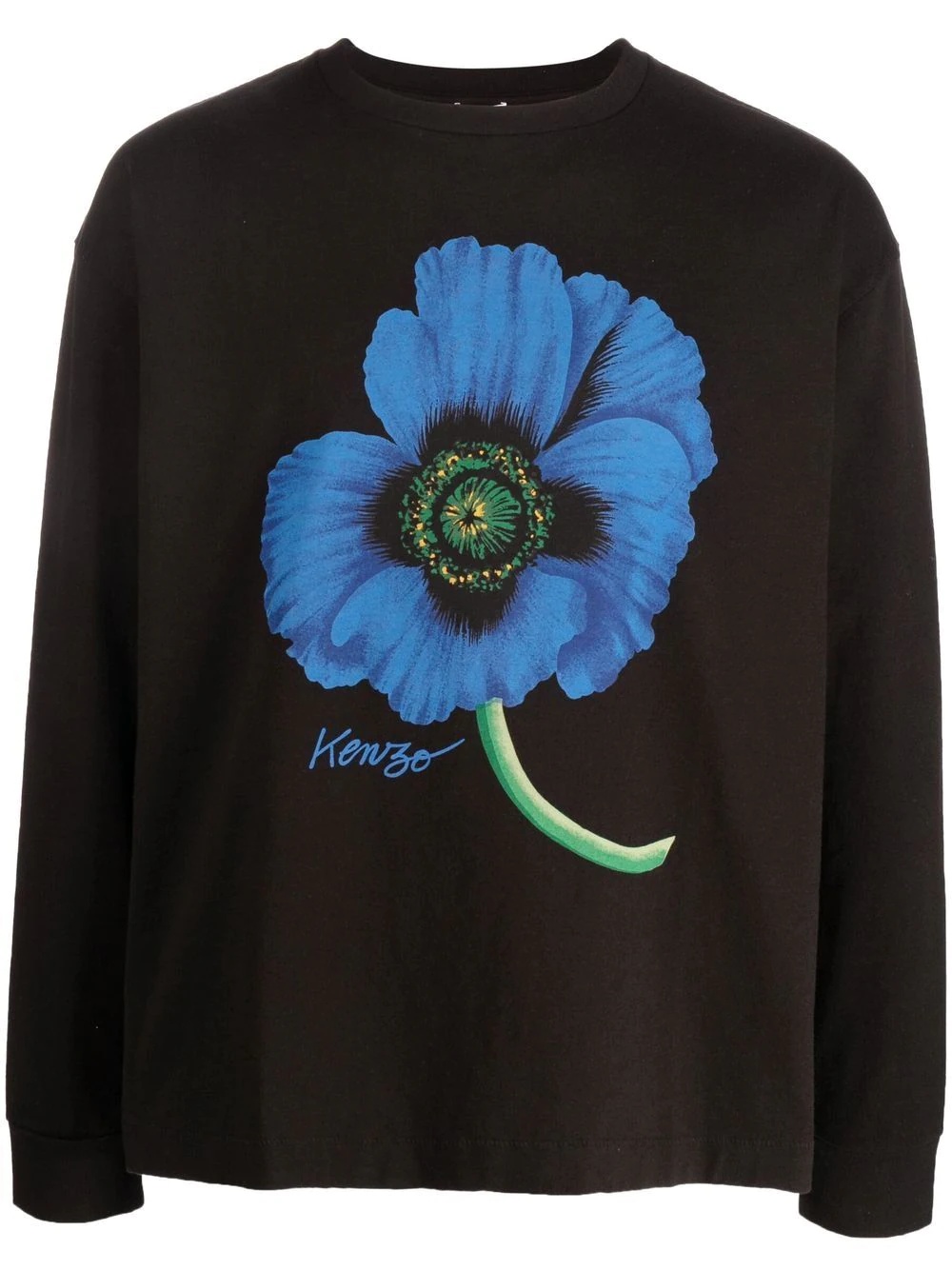 Boke Flower-print cotton sweatshirt - 1