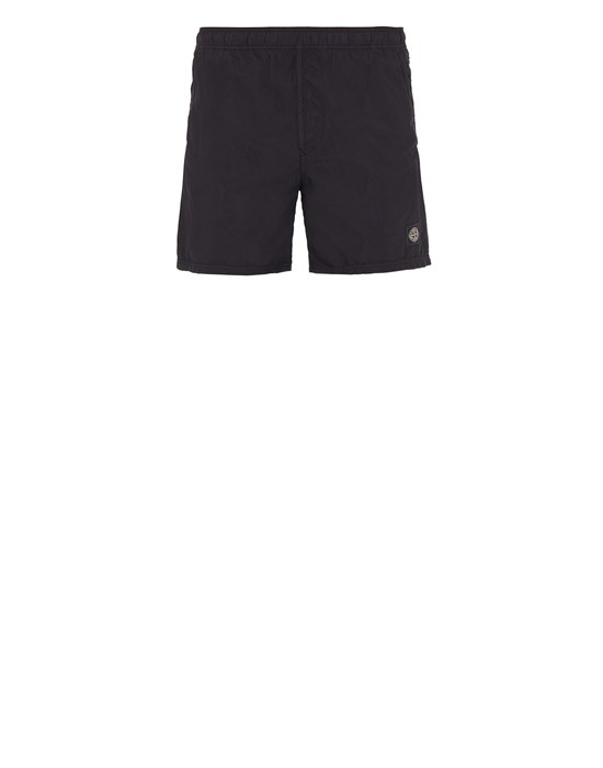 B0946 BRUSHED NYLON_GARMENT DYED BLACK - 1