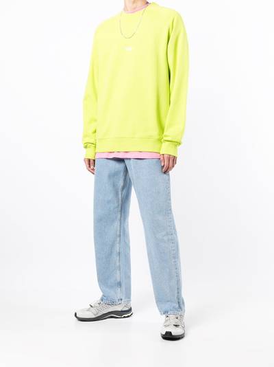 MSGM logo-print cotton sweater outlook