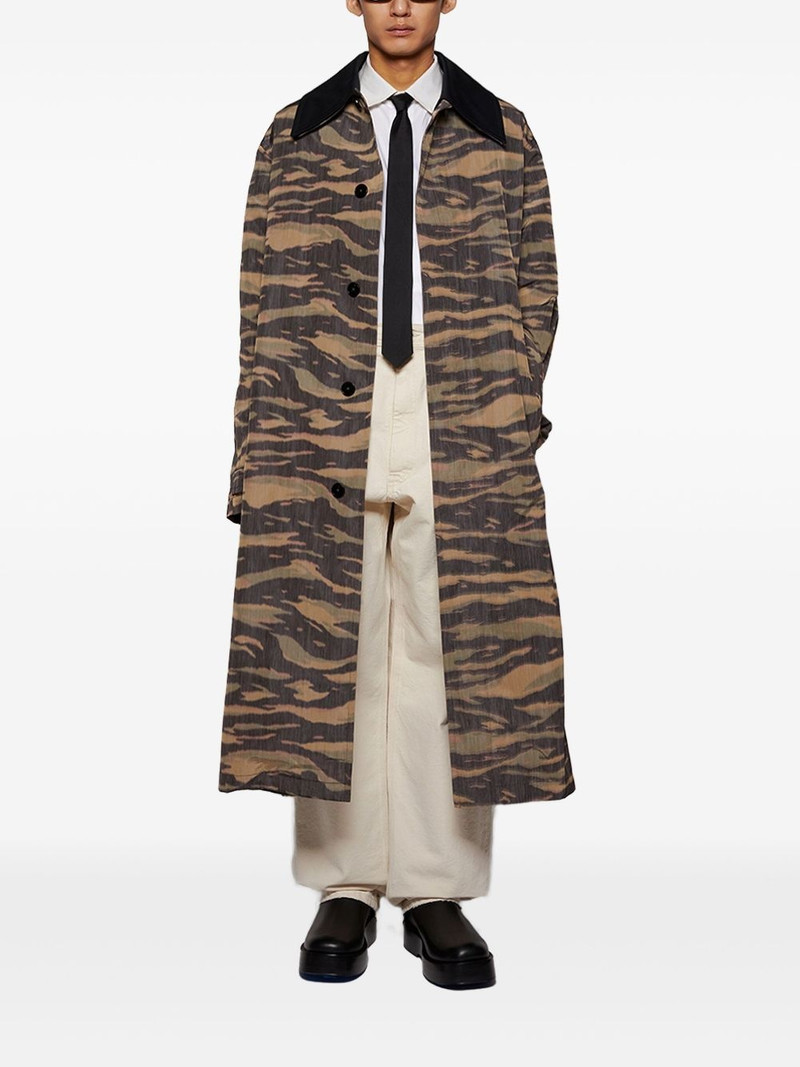 Jil Sander camouflage-print coat outlook