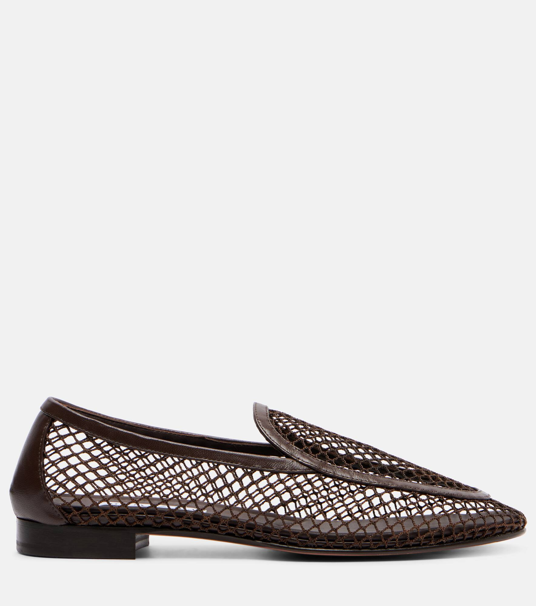 Saint Germain leather-trimmed moccasins - 4