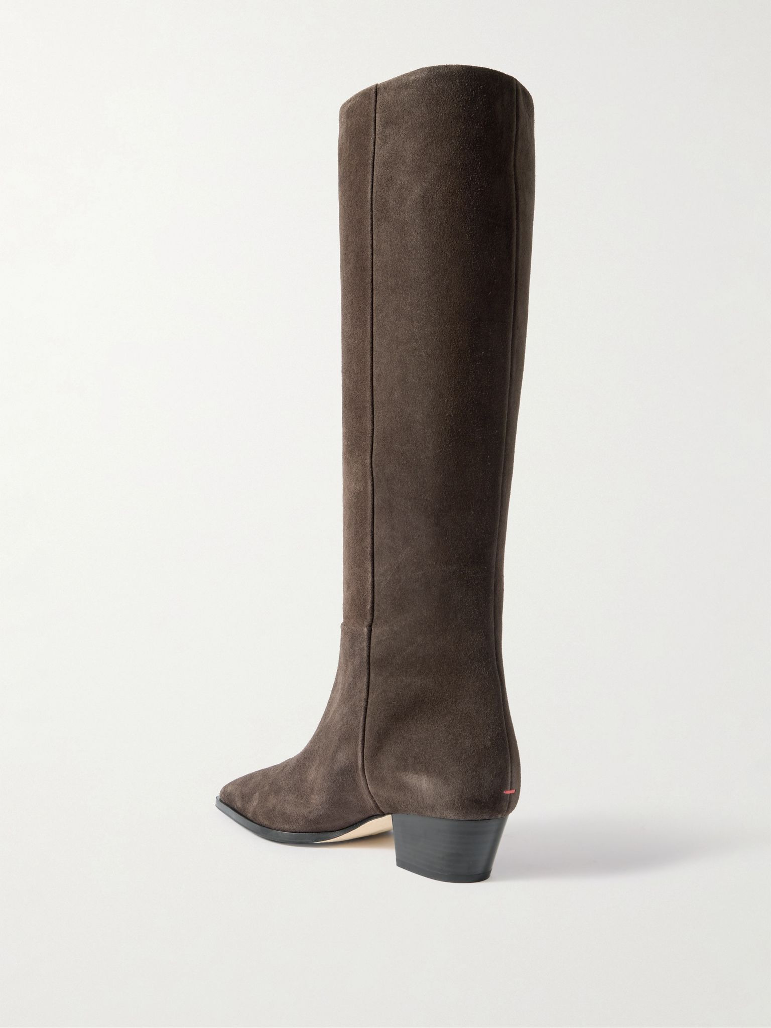 Medea suede knee boots Dark brown - 3