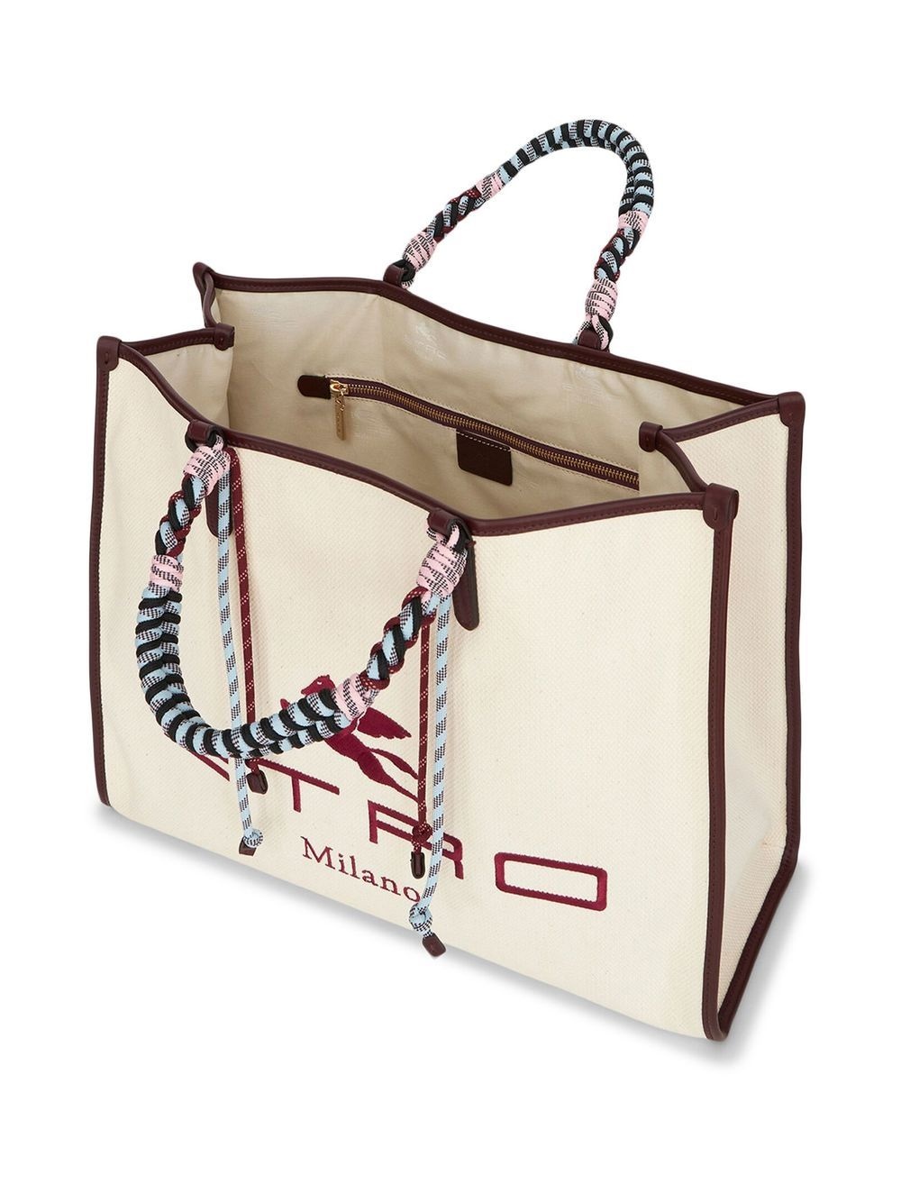 logo-embroidered tote bag - 5