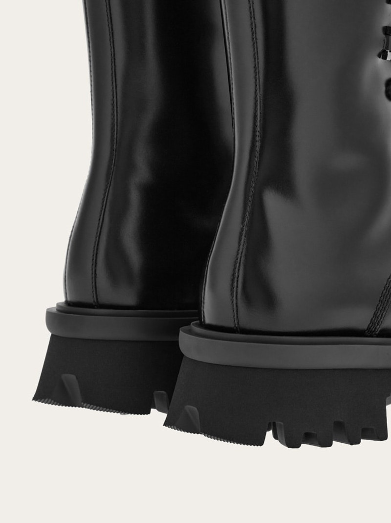 FERRAGAMO COMBAT BOOT WITH CHUNKY SOLE outlook