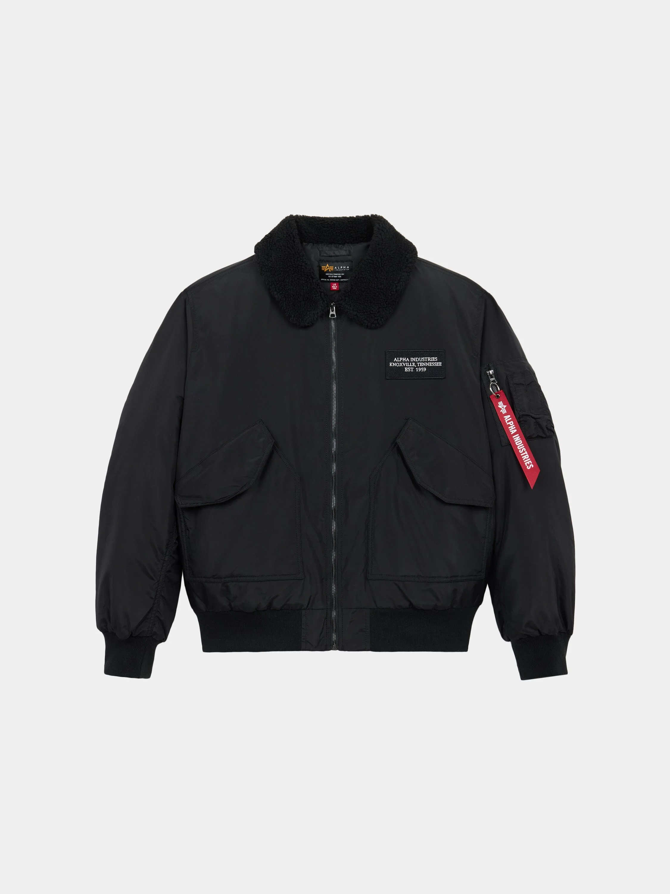 CWU 45/P OXFORD SHERPA COLLARED BOMBER JACKET - 1