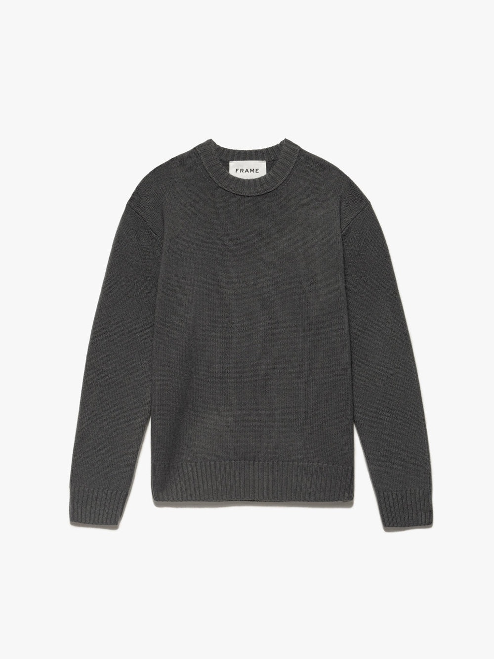 Cashmere Crewneck Sweater in Charcoal Grey - 1