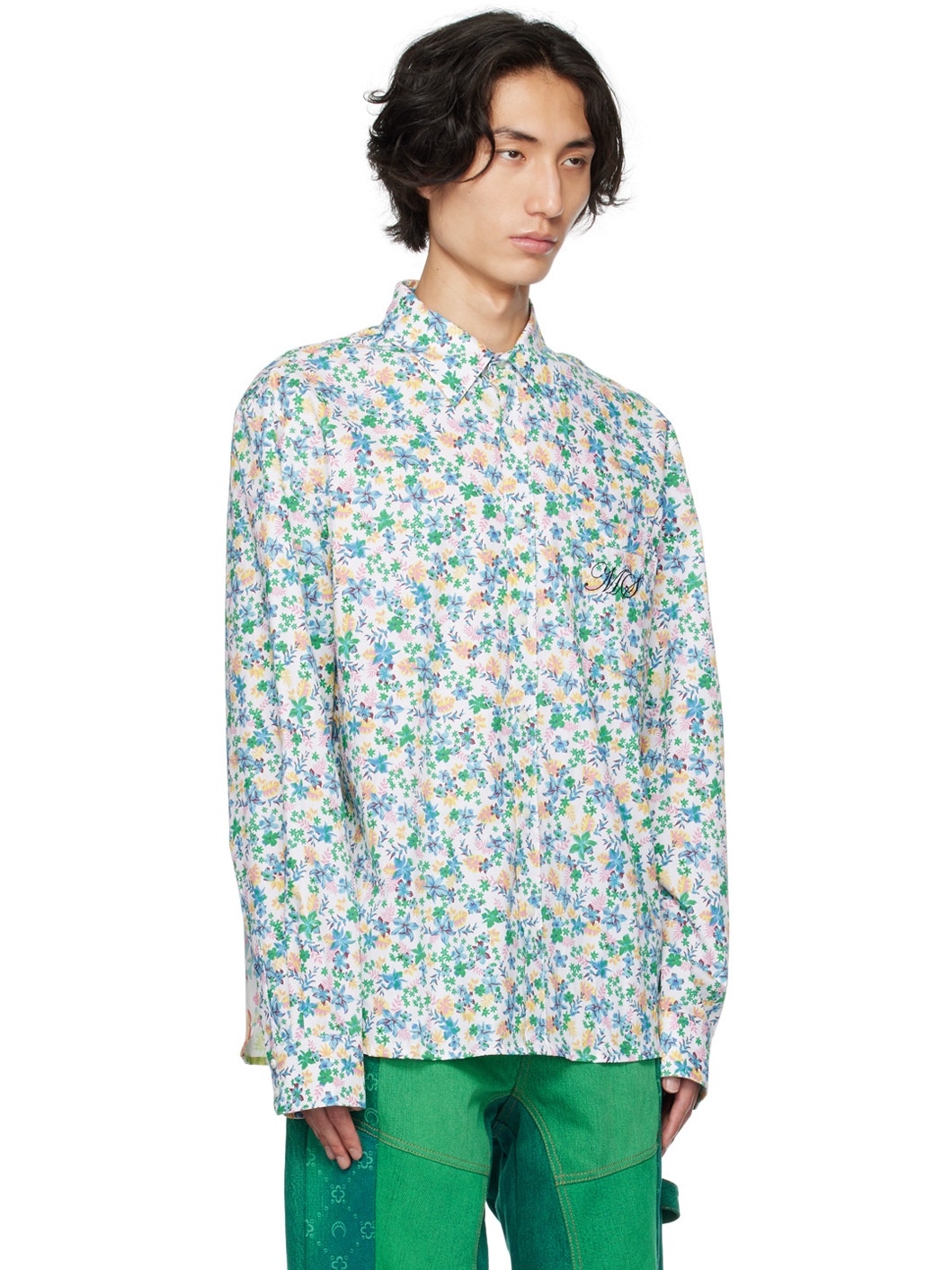 Multicolor Paneled Classic Shirt - 2