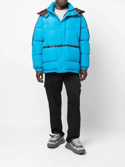 MSGM oversized hooded puffer coat outlook