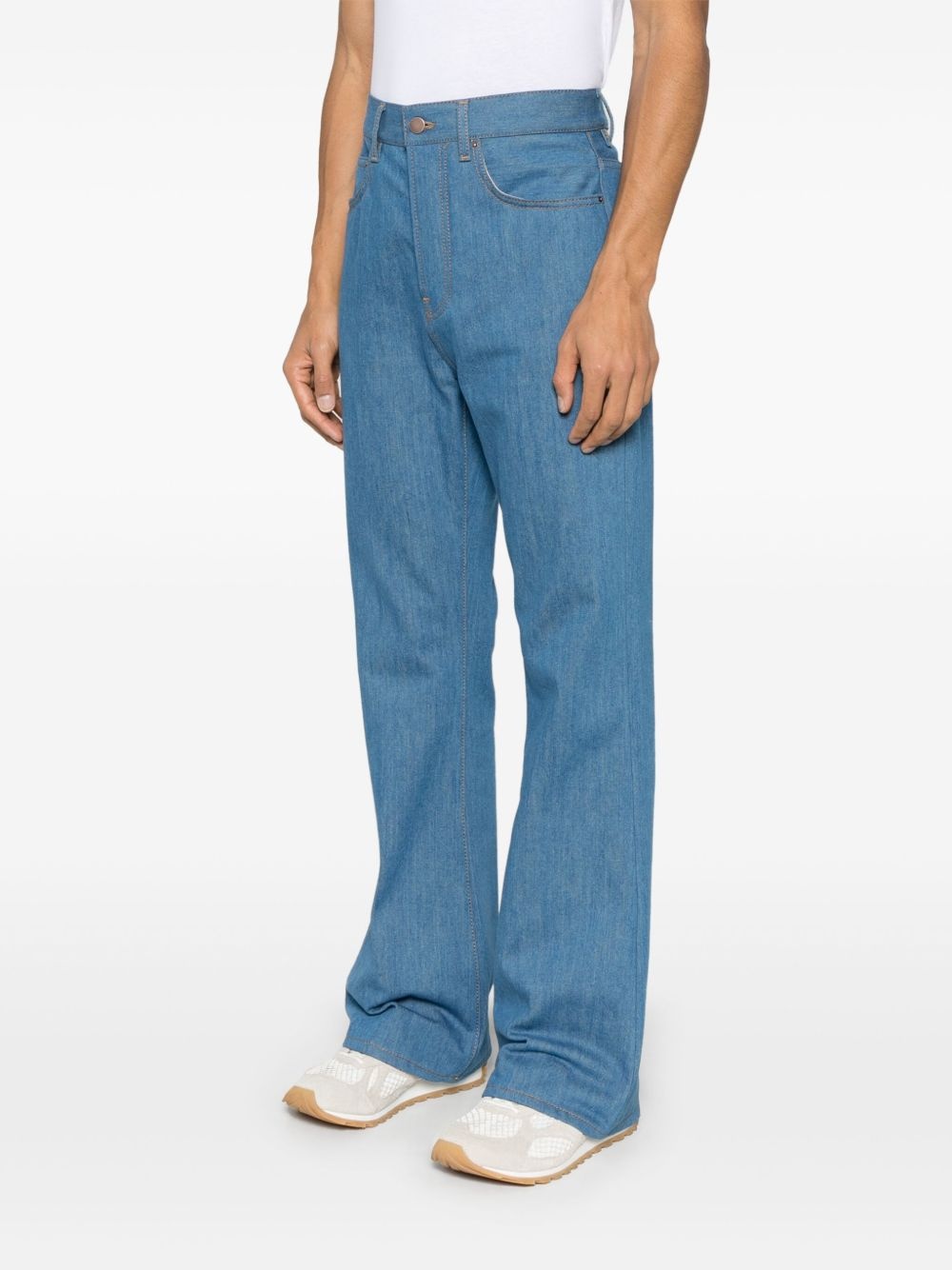 Crease flared jeans - 3