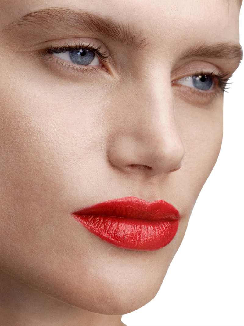 Satin Lipstick - Deep Red 7