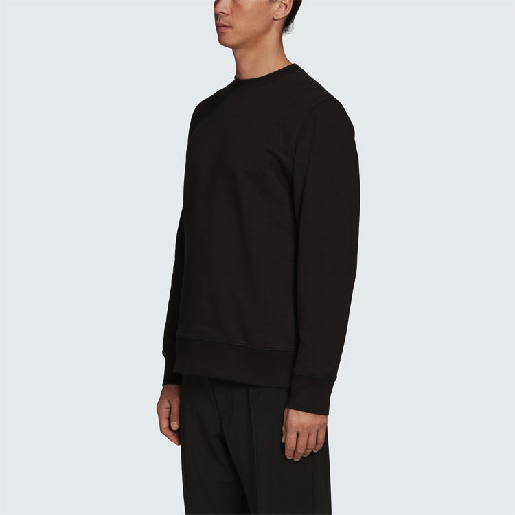 adidas Y-3 SS21 Black Warrior Embroidered Round Neck Sweatshirts 'Black' FS3398 - 5