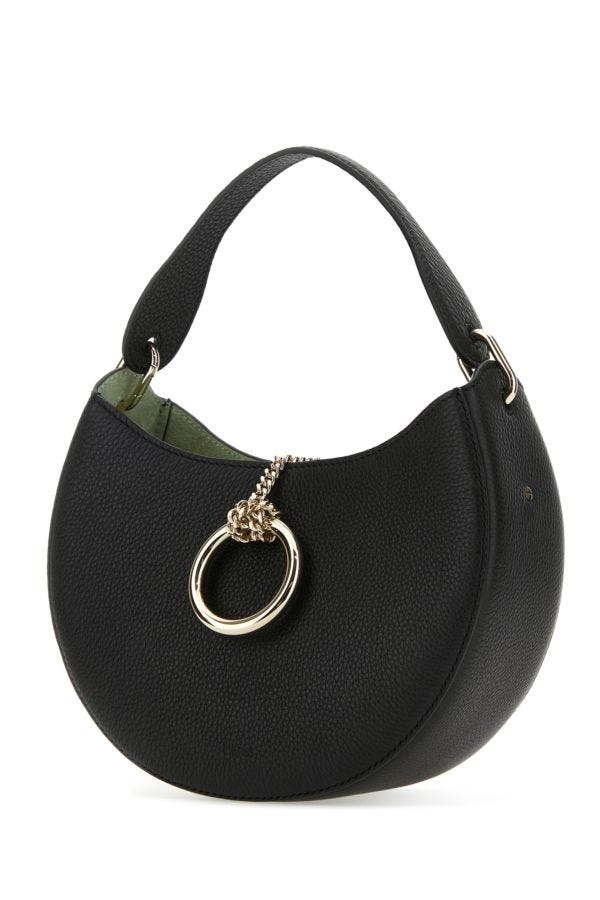 Black leather small Arlene handbag - 2