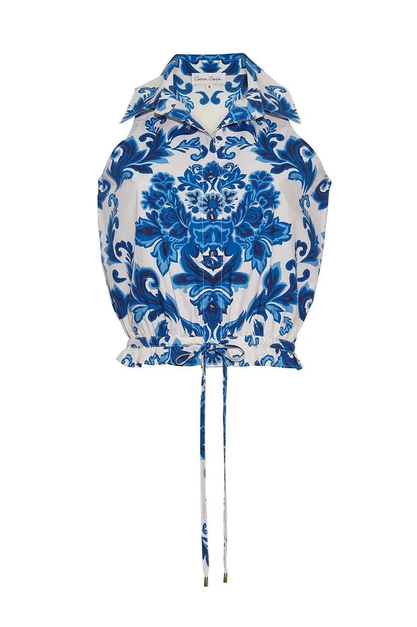 Hannah Top
Collared Halter Top with a Chic Button-Down Bodice - 1