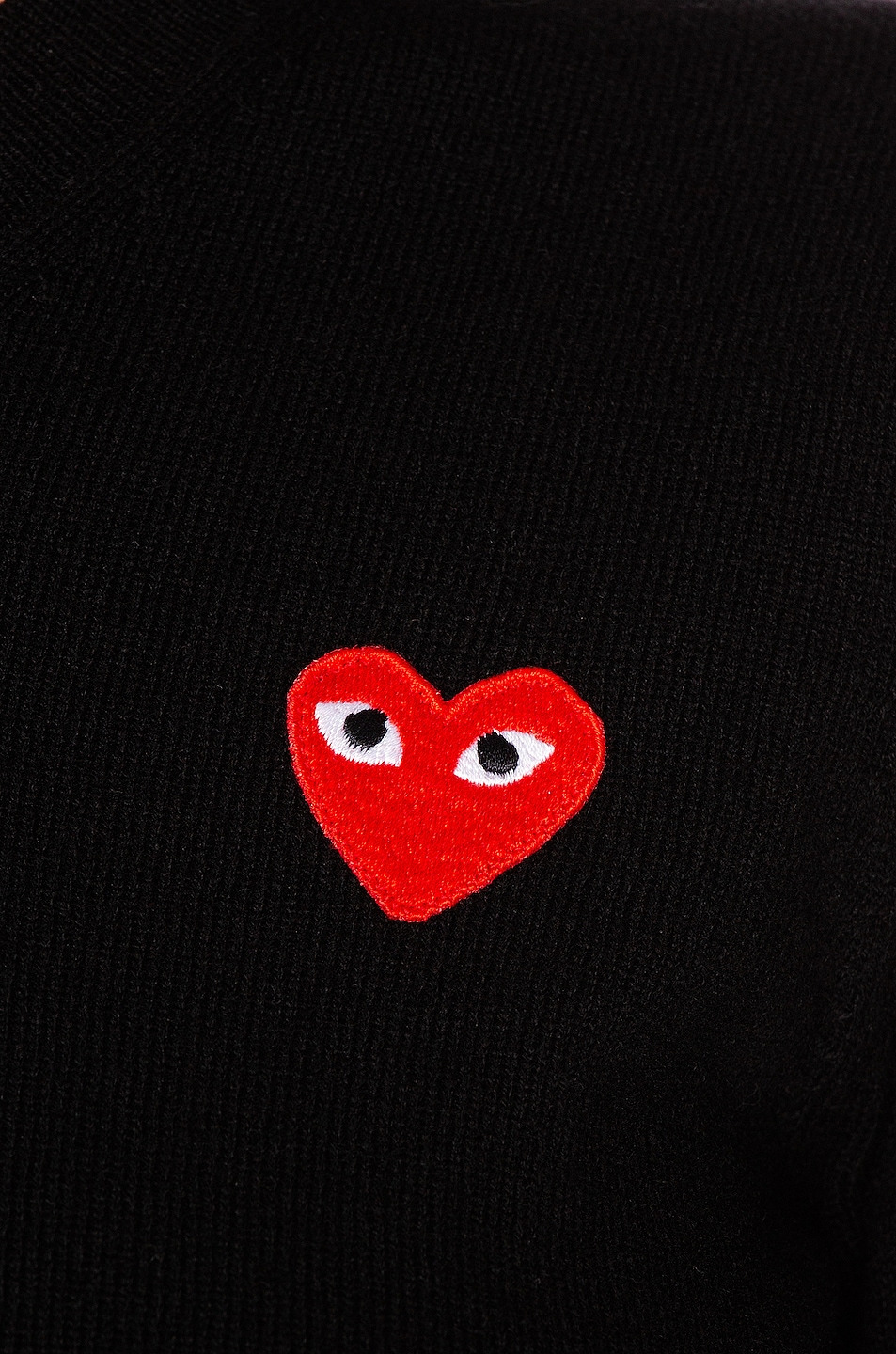 Wool Jersey Intarsia Red Emblem Sweater - 5