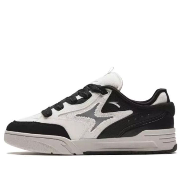 ANTA AOJIE Skateboarding Shoes 'White Black Grey' 912418071-1 - 1