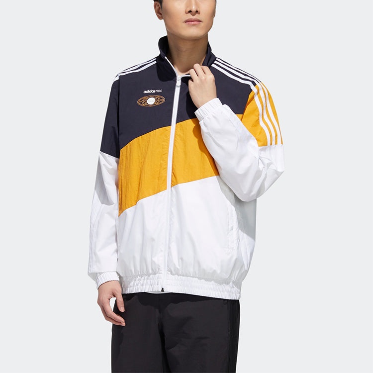 adidas neo M Egame Wvn Tt Sports Logo Jacket Blue GL7176 - 3