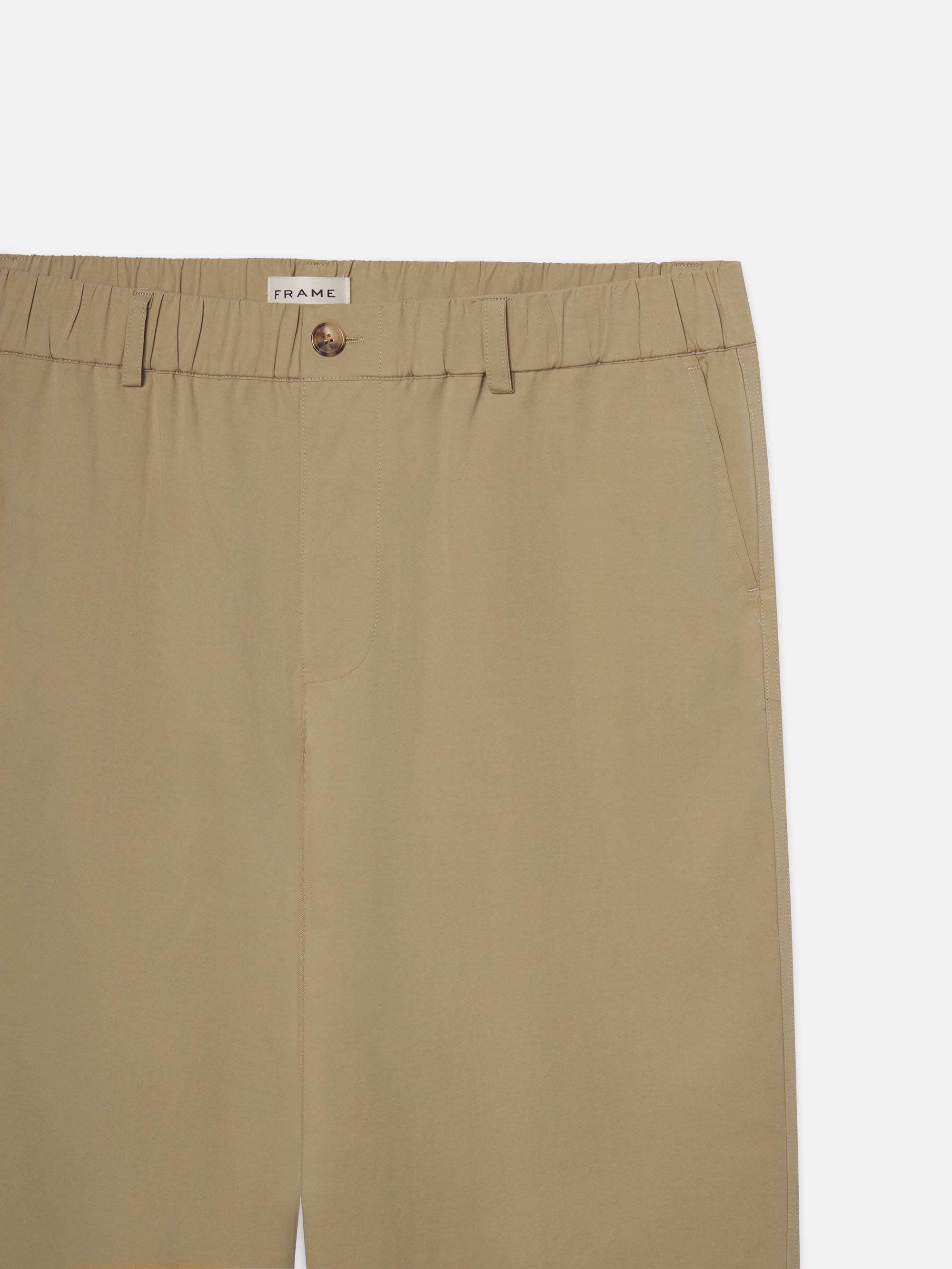 Easy Trousers in Oxford Beige - 2