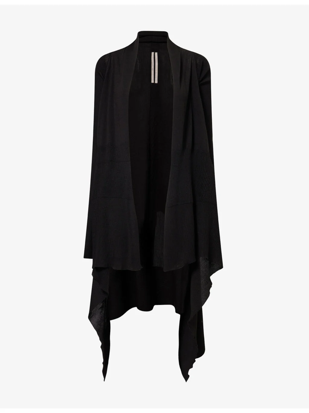Draped Long Wool Cardigan - 1