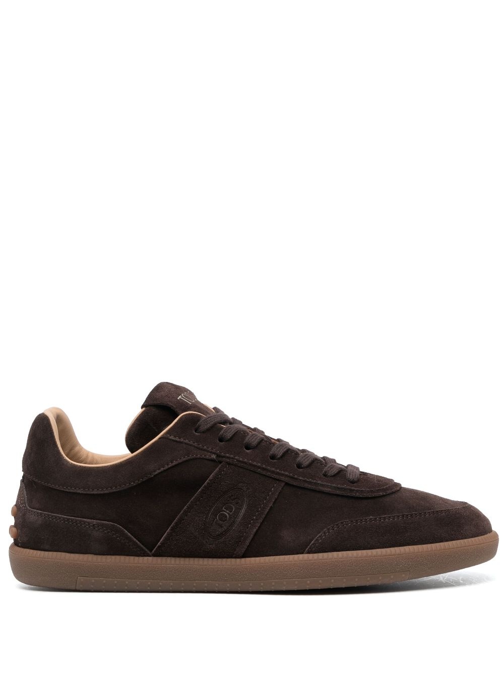 suede low-top sneakers - 1