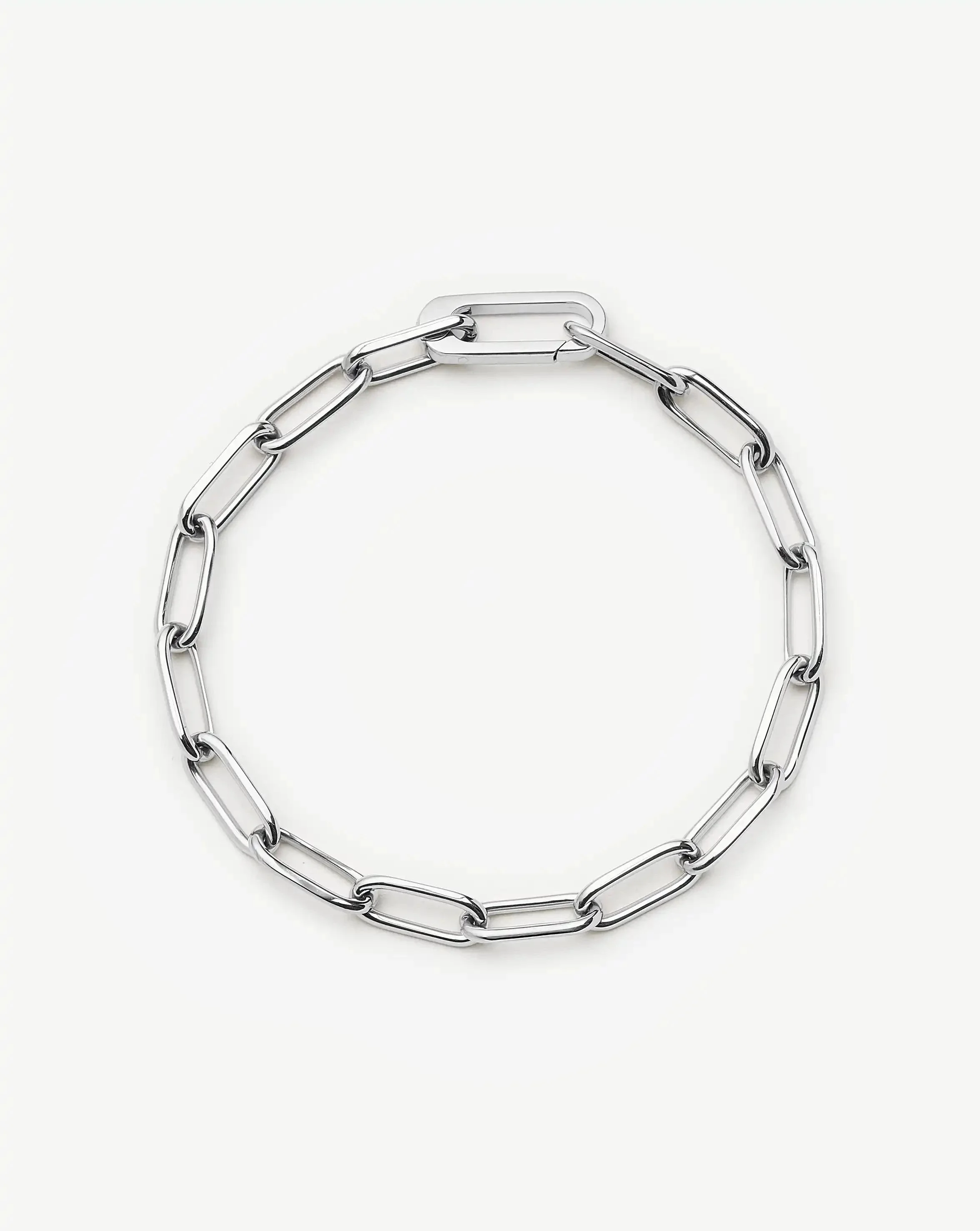 Classic Paperclip Chain Bracelet - 1