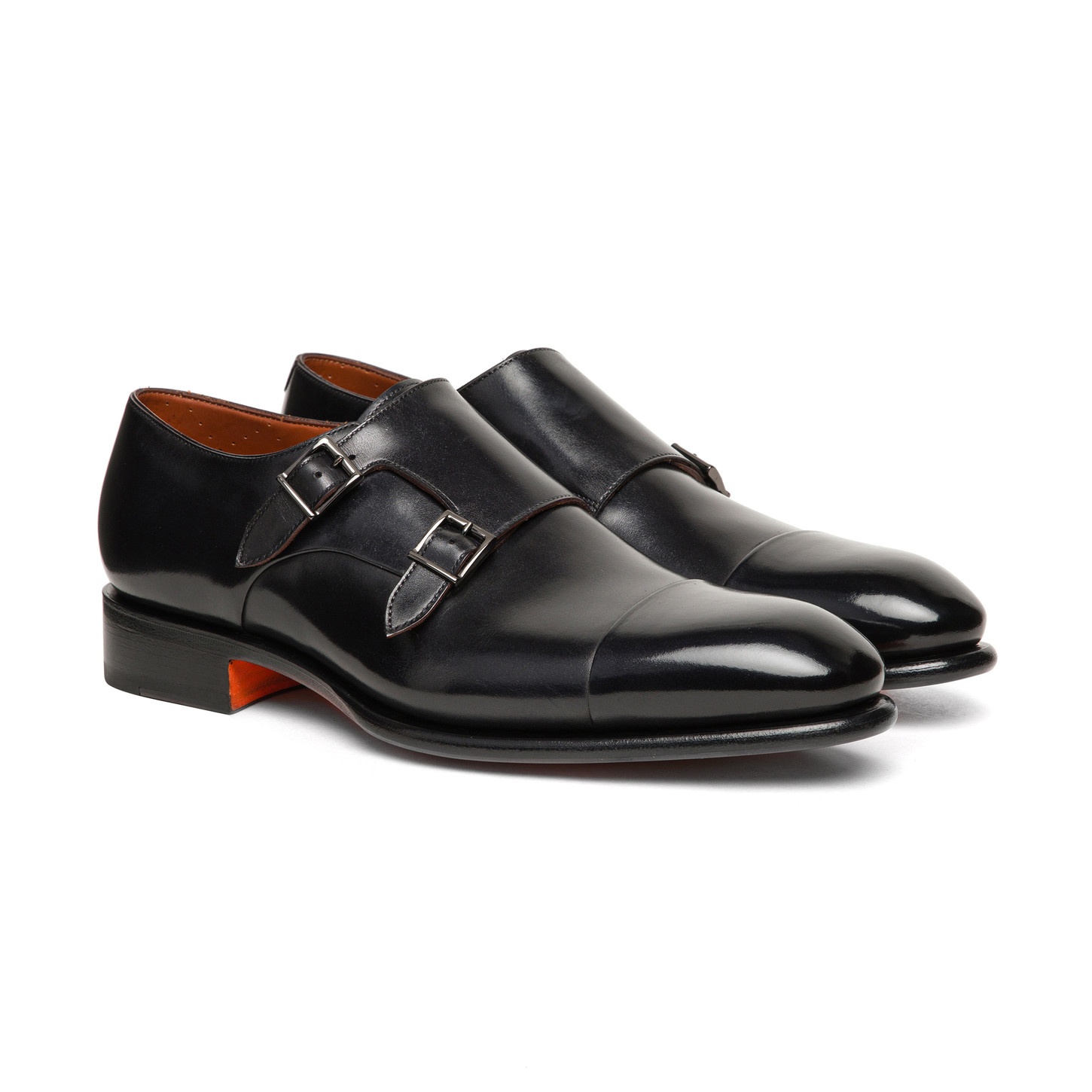 SANTONI CARTER - A TRIBUTE TO BMW 5 SERIES TOURING: Men's Black Sapphire Metallic leather double-buc - 2